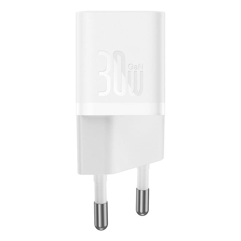 Baseus P10110902213-01 USB-C GaN5 mini 30W napájací adaptér biela