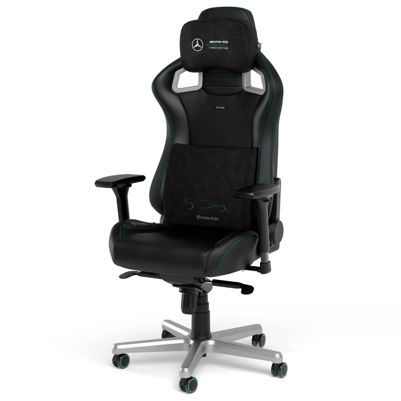 noblechairs set vankúšov z memory foam - Mercedes-AMG Petronas Formula One Team Edition