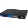 ALLNET 18-portový Gigabit PoE switch ALL-SG8018P — 16 PoE portov + 2 uplink, Gigabit Ethernet