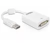 Video kábel adaptér DeLOCK 61765 DisplayPort na DVI-I 0,125 m