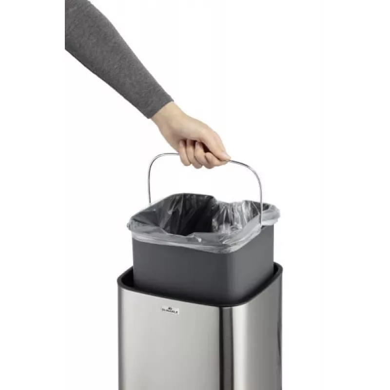 Durable TOUCH 12L obdĺžnikový nerez strieborná čierna