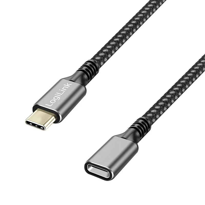 USB 3.2 Gen2 Type-C na USB-C/F, PD, 1 m