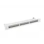 Lanberg PPS7-1024-S prepojovací panel 19 palcov 1U, 24 portov, Cat7, tienený FTP, sivý