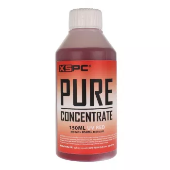 Koncentrát chladiacej kvapaliny XSPC Pure 150 ml — červený UV bezpečný prísada pre systémy kvapalinového chladenia