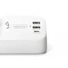 Predlžovacia zásuvka DIGITUS 3-násobná s 2×USB-A a 1×USB-C, 3 AC zásuvky typ E/F, 1,5 m kábel, biela