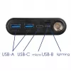 Akyga AK-BC-04 Skrinka na powerbanku 20000 mAh, 8x 18650, 18W PD QC4+, USB-C, 2x USB-A, Lightning