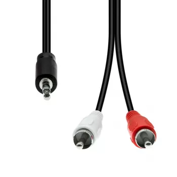 Audio kábel ProXtend M32XRCA-015 — 3-pin (Mini-XLR) na 2×Cinch, 1,5 m
