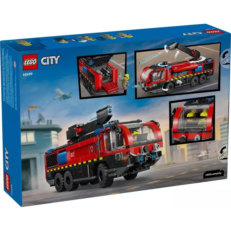 LEGO CITY 60499 Letiskové hasičské vozidlo