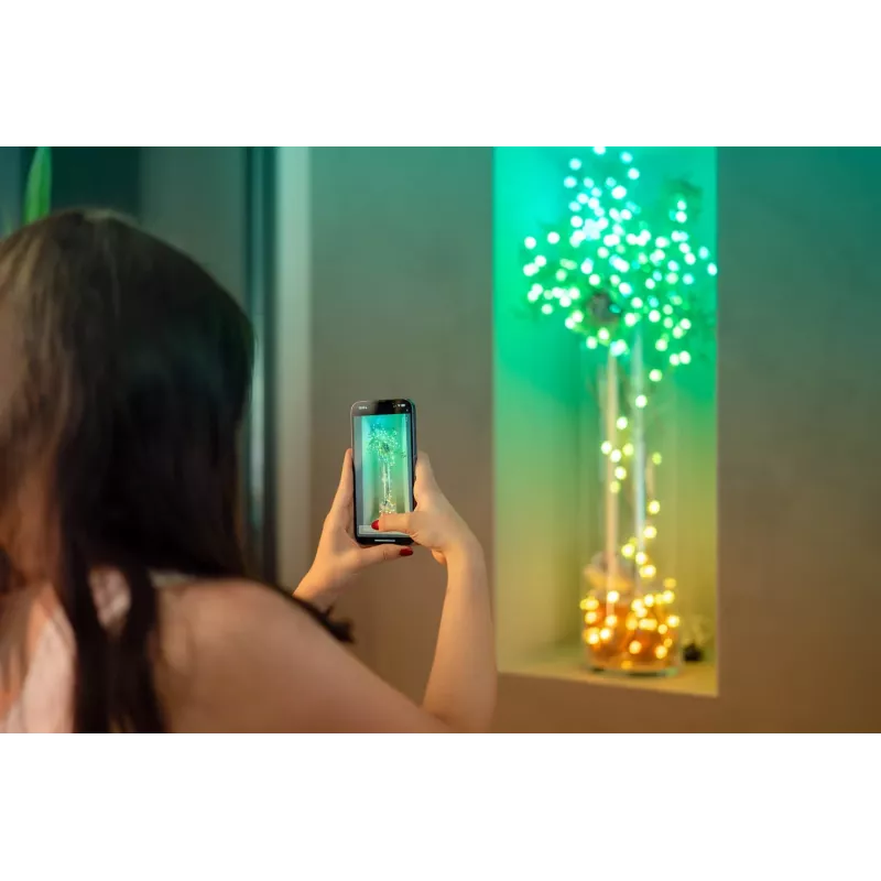 Inteligentná svetelná reťaz Twinkly Strings USB-C Pearls Wi-Fi/Bluetooth multicolour