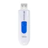Transcend JetFlash 790 TS128GJF790W USB kľúč, 128 GB, USB 3.1 Gen 1, výsuvný konektor, biely