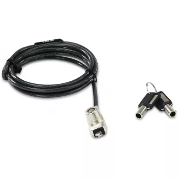 DICOTA BASE XX Laptop Lock Wedge káblový zámok antracit 1,5 m