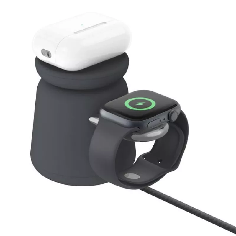 Bezdrôtová nabíjačka Belkin WIZ027VFH36 2‑in‑1 magnetická Qi2 15W pre iPhone a Apple Watch