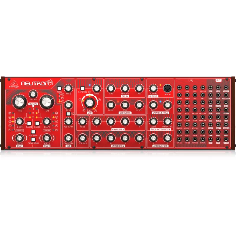 Behringer NEUTRON analógový syntetizátor, červený