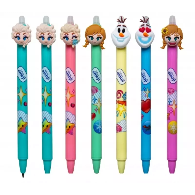 Vysúvací vymazateľný pero Colorino Disney Emoji Frozen