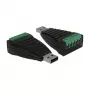 DeLOCK 87738 USB Type-A na RS-422/485 sériový konvertor
