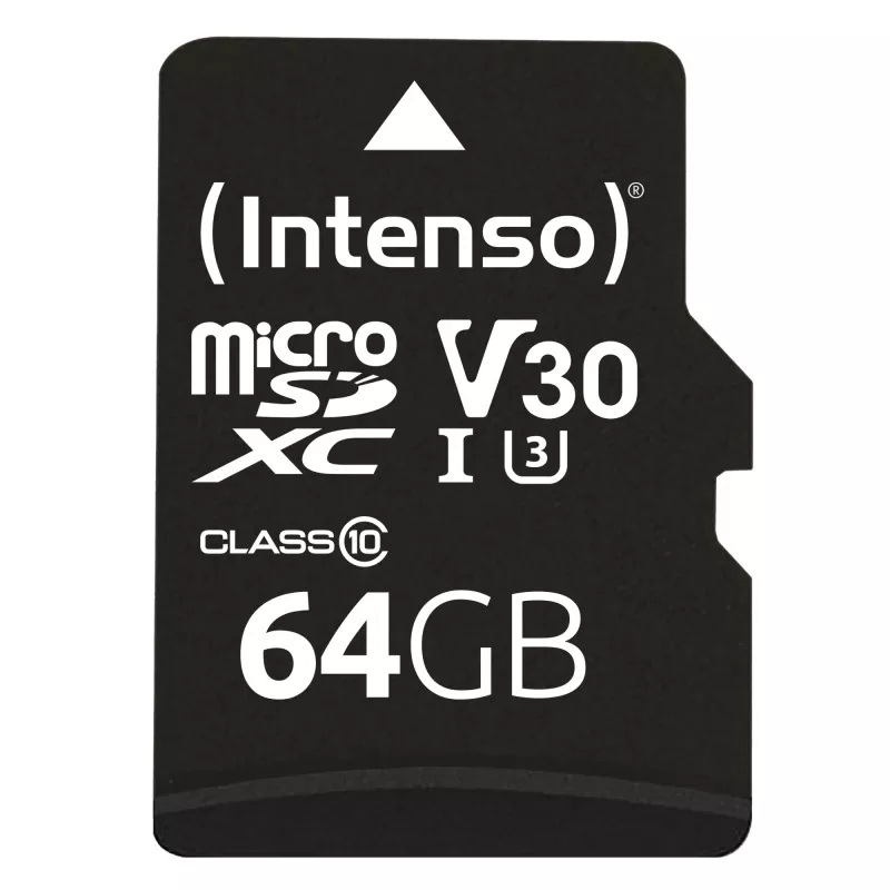 Pamäťová karta Intenso 64 GB MicroSDXC UHS-I Class 10 3433490