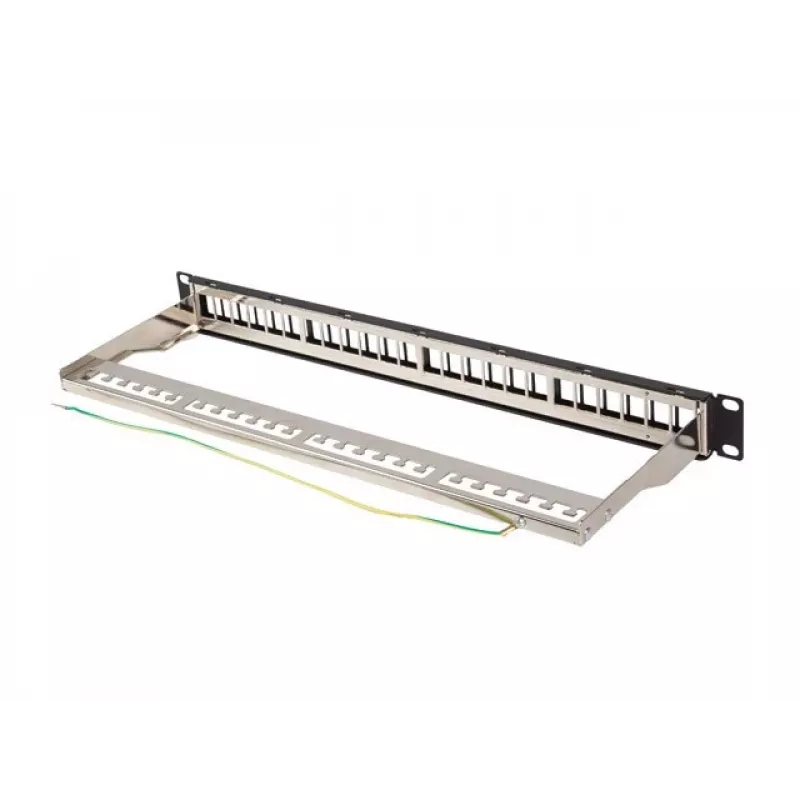 Patch panel prázdny 24 portov 1U 19