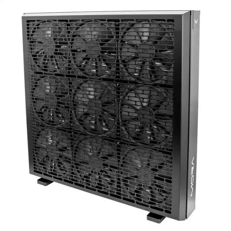 Radiátor Watercool MO-RA IV 600 čierny — podporuje 120 mm ventilátory