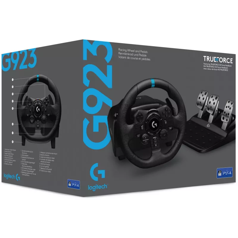 Logitech G G923 SE čierny USB 2.0 volant + pedále + joystick PC, PlayStation 4, PlayStation 5 (991-000531)