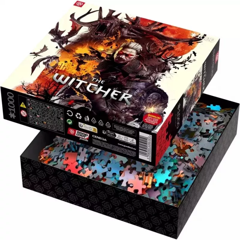 Good Loot Gaming Puzzle: The Witcher Monsters, 1000 dielikov