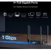 Stolný router MERCUSYS MR25BE EasyMesh Wi‑Fi 7 Dual‑Band 2,4/5 GHz, 3600 Mbit/s, 3× Gigabit-LAN, 4 externé antény