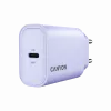 Nástenná nabíjačka CANYON OnCharge 30CL, 30W USB-C PD, 1x PD výstup, EU konektor, fialová