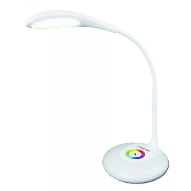 Esperanza ELD102 Stolová lampa nevymeniteľný svetelný zdroj 3 W LED Biela