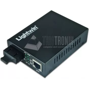 Lightwin LWC 10/100 MM SC sieťový mediakonvertor 100 Mbit/s multimódový čierny (LWC 10/100 MM SC)