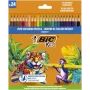 BIC pastelky Kids Smooth 24 farieb sada