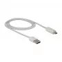 USB kábel DeLOCK 1 m USB 2.0 USB A Micro-USB B biely
