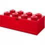Zásuvka na stôl LEGO 8, značka LEGO, červená