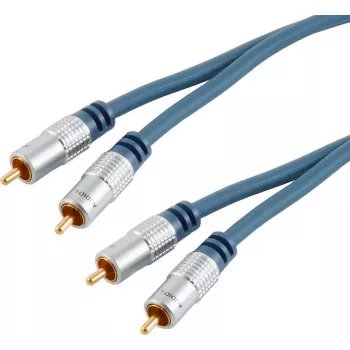 Audio kábel ShiverPeaks 40103MHQ, 2-žilový, rovný konektor, 3,0 m