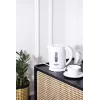 Mesko kanvica | MS 1376 | elektrická | 850 W | 0,8 L | plast | 360° otočná základňa | biela