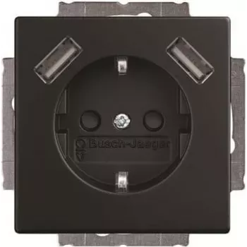 BJ 20 EUCB2USB-885 SCHUKO/2x USB zásuvka (2CKA002011A6279)