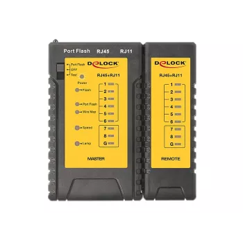 Delock tester káblov + Portfinder - sada sieťového testera (86407)