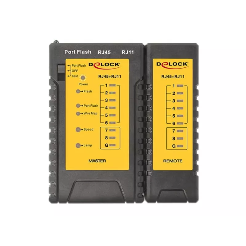 Delock tester káblov + Portfinder - sada sieťového testera (86407)