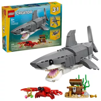 LEGO CREATOR 3 IN 1 31381 Strašidelný žralok s truhlicou pokladu