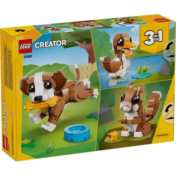 LEGO CREATOR 3 IN 1 31382 Roztomilé zvieratá: Hravé šteniatko
