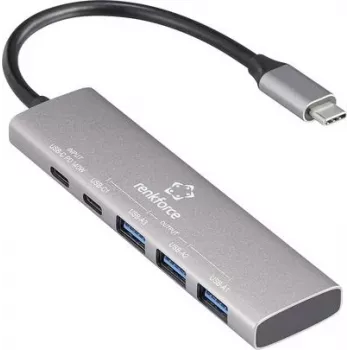 Renkforce RF-USBH-300 5 port USB 3.2 Gen 1 hub 3.0 sivý (RF-6676604)
