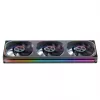 360mm ARGB PWM sada radiátorových ventilátorov Jonsbo ZA-360 (čierna)
