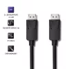 DisplayPort kábel Qoltec 50373 2 m čierny