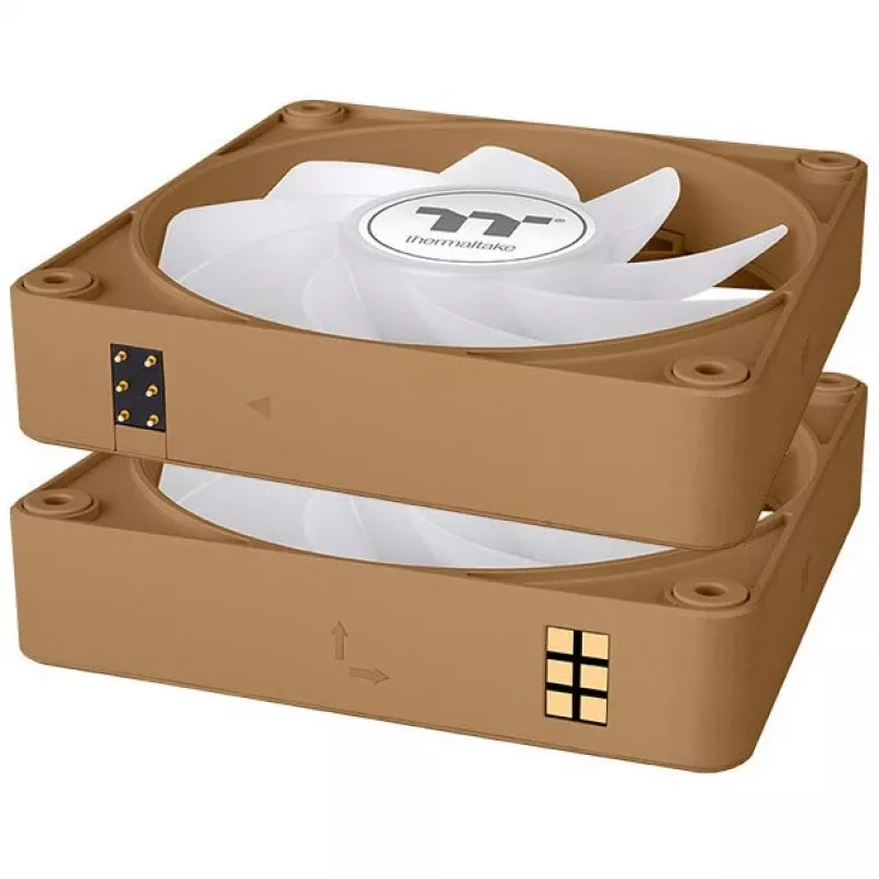Ventilátor Thermaltake CT120 EX Reverse ARGB Sync 12 cm 500–2000 ot/min hnedý piesok