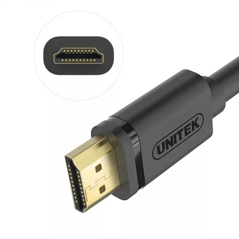 UNITEK Y-C138M HDMI kábel 2 m HDMI Type-A (štandard) čierny