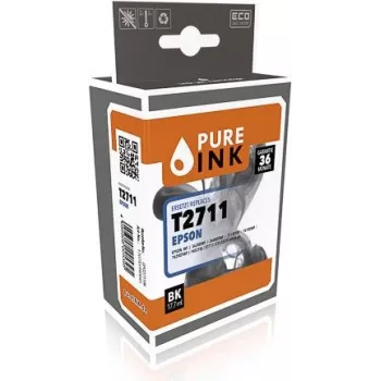 PURE INK EPST2711BK PI EPSON T2711 WF atrament čierny HC repasovaný 1100 strán čip 17,7 ml - kompatibilný - čierny