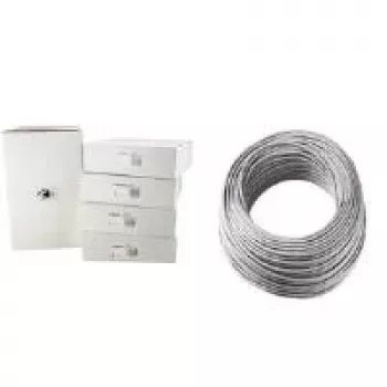 LogiLink Patch kábel, Cat. 5e, S/FTP, 305 m, sivý 4 x 2 AWG 26/7, fóliové tienenie, S/FTP Shielded (CPV0018)
