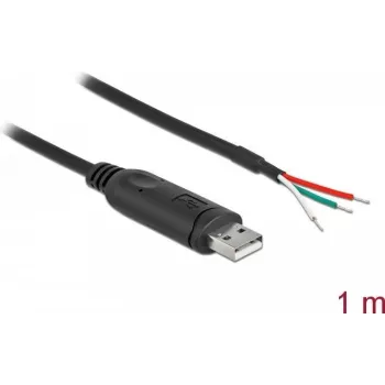 Adaptérový kábel USB 2.0 Type-A na sériový RS-232 DeLOCK 62930