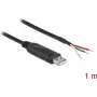 Adaptérový kábel USB 2.0 Type-A na sériový RS-232 DeLOCK 62930