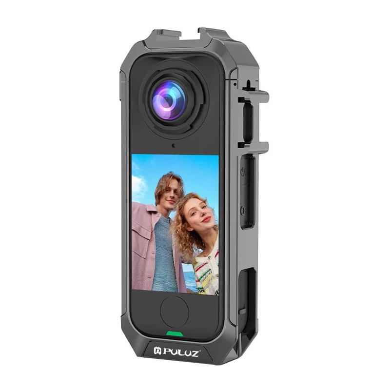 Puluz kovové ochranné puzdro pre Insta360 X4 Air (sivá)