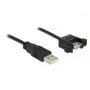 USB kábel DeLOCK 1m 2xUSB2.0-A