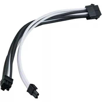 Predlžovací napájací kábel SILVERSTONE PP07E 8‑pin PCIe 30 cm (čierna/biela)